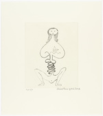 Louise Bourgeois. La Naus&eacute;e, plate 1 of 7, from the portfolio, La R&eacute;paration. 2003