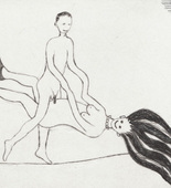 Louise Bourgeois. Untitled, plate 1 of 5, from the illustrated book, The Laws of Nature. 2001