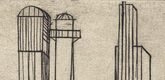 Louise Bourgeois. Plate 3 of 9, from the illustrated book, He Disappeared into Complete Silence, first edition (Example 1). 1947