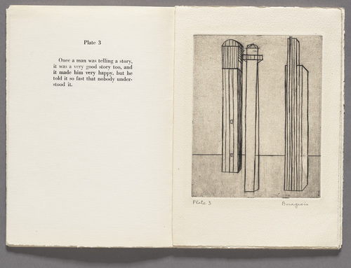 Louise Bourgeois. Plate 3 of 9, from the illustrated book, He Disappeared into Complete Silence, first edition (Example 1). 1947