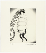 Louise Bourgeois. Spiral Woman, plate 2 of 7, from the portfolio, La R&eacute;paration. 2003