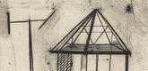 Louise Bourgeois. Plate 4 of 9, from the illustrated book, He Disappeared into Complete Silence, first edition (Example 1). 1947