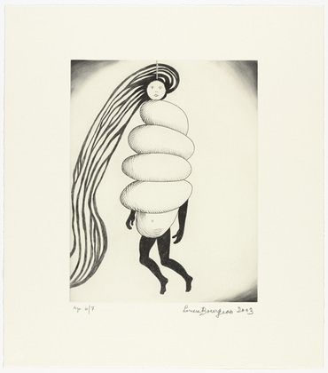 Louise Bourgeois. Spiral Woman, plate 2 of 7, from the portfolio, La R&eacute;paration. 2003