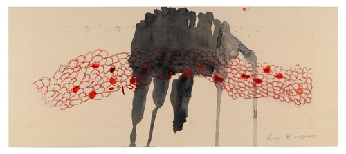 Louise Bourgeois. Untitled, no. 5 of 42 in La Rivi&egrave;re Gentille (set 1), from the series of installation sets (1-3). 2007