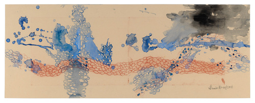 Louise Bourgeois. Untitled, no. 6 of 42 in La Rivi&egrave;re Gentille (set 1), from the series of installation sets (1-3). 2007