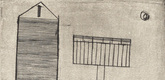 Louise Bourgeois. Plate 6 of 9, from the illustrated book, He Disappeared into Complete Silence, first edition (Example 1). 1947