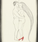 Louise Bourgeois. The Couple, plate 5 of 7, from the portfolio, La R&eacute;paration. 2003