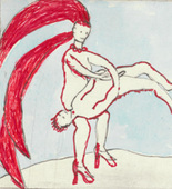 Louise Bourgeois. Untitled, plate 2 of 5, from the illustrated book, The Laws of Nature. 2000-2001