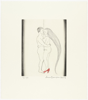 Louise Bourgeois. The Couple, plate 5 of 7, from the portfolio, La R&eacute;paration. 2003