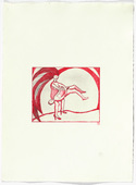 Louise Bourgeois. Untitled, plate 2 of 5, from the illustrated book, The Laws of Nature. 2000-2001