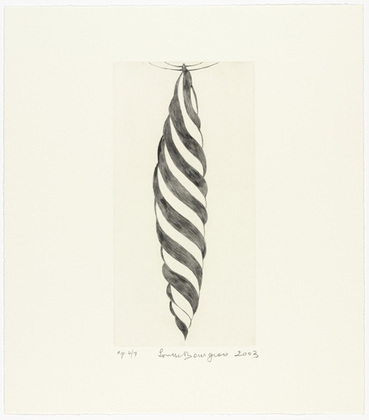 Louise Bourgeois. Cocoon, plate 6 of 7, from the portfolio, La R&eacute;paration. 2003