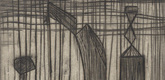 Louise Bourgeois. Plate 9 of 9, from the illustrated book, He Disappeared into Complete Silence, first edition (Example 1). 1947