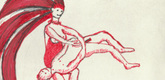 Louise Bourgeois. Untitled, plate 2 of 5, from the illustrated book, The Laws of Nature. 2000-2001