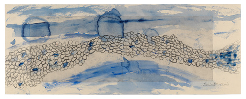 Louise Bourgeois. Untitled, no. 10 of 42 in La Rivi&egrave;re Gentille (set 1), from the series of installation sets (1-3). 2007