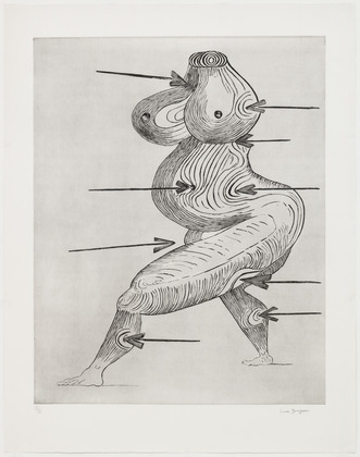 Louise Bourgeois. Sainte S&eacute;bastienne. 1992