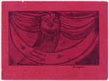Louise Bourgeois. Greetings: Laughing Monster. 1946