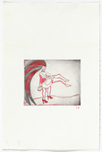 Louise Bourgeois. Untitled, plate 2 of 5, from the illustrated book, The Laws of Nature. 2000-2001