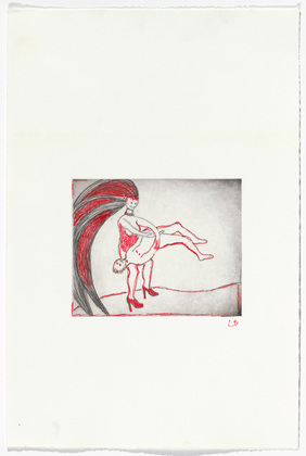 Louise Bourgeois. Untitled, plate 2 of 5, from the illustrated book, The Laws of Nature. 2000-2001