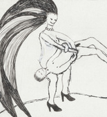 Louise Bourgeois. Untitled, plate 2 of 5, from the illustrated book, The Laws of Nature. 2001