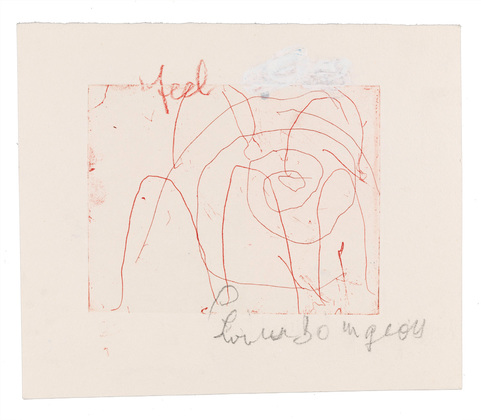 Louise Bourgeois. Feel. 2007