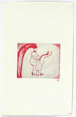 Louise Bourgeois. Untitled, plate 3 of 5, from the illustrated book, The Laws of Nature. 2000-2001
