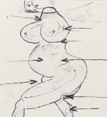 Louise Bourgeois. Untitled (Study for Sainte S&eacute;bastienne). 1990-1993