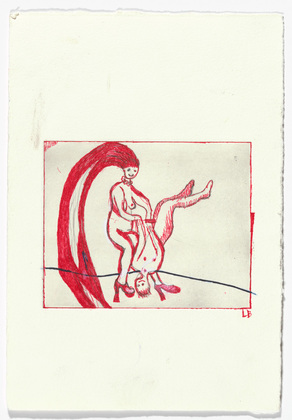 Louise Bourgeois. Untitled, plate 3 of 5, from the illustrated book, The Laws of Nature. 2000-2001
