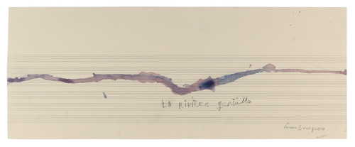 Louise Bourgeois. Untitled, no. 15 of 42 in La Rivi&egrave;re Gentille (set 1), from the series of installation sets (1-3). 2007