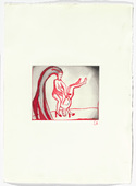 Louise Bourgeois. Untitled, plate 3 of 5, from the illustrated book, The Laws of Nature. 2000-2001