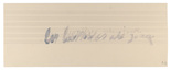 Louise Bourgeois. Untitled, no. 17 of 42 in La Rivi&egrave;re Gentille (set 1), from the series of installation sets (1-3). 2007