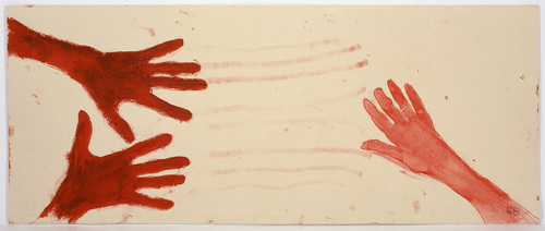Louise Bourgeois. Untitled (no. 25) in 10 AM Is When You Come to Me (set 10), from the series of installation sets (1-10). 2007