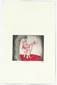 Louise Bourgeois. Untitled, plate 3 of 5, from the illustrated book, The Laws of Nature. 2000-2001