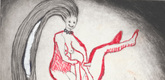 Louise Bourgeois. Untitled, plate 3 of 5, from the illustrated book, The Laws of Nature. 2000-2001