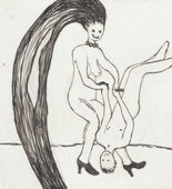 Louise Bourgeois. Untitled, plate 3 of 5, from the illustrated book, The Laws of Nature. 2001