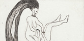 Louise Bourgeois. Untitled, plate 3 of 5, from the illustrated book, The Laws of Nature. 2001