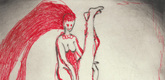 Louise Bourgeois. Untitled, plate 4 of 5, from the illustrated book, The Laws of Nature. 2000-2001