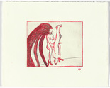 Louise Bourgeois. Untitled, plate 4 of 5, from the illustrated book, The Laws of Nature. 2000-2001