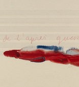 Louise Bourgeois. Untitled, no. 24 of 42 in La Rivi&egrave;re Gentille (set 1), from the series of installation sets (1-3). 2007