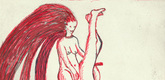 Louise Bourgeois. Untitled, plate 4 of 5, from the illustrated book, The Laws of Nature. 2000-2001