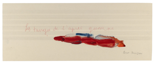 Louise Bourgeois. Untitled, no. 24 of 42 in La Rivi&egrave;re Gentille (set 1), from the series of installation sets (1-3). 2007