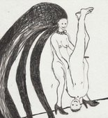 Louise Bourgeois. Untitled, plate 4 of 5, from the illustrated book, The Laws of Nature. 2001