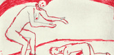 Louise Bourgeois. Untitled, plate 5 of 5, from the illustrated book, The Laws of Nature. 2000-2001