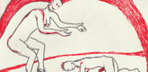 Louise Bourgeois. Untitled, plate 5 of 5, from the illustrated book, The Laws of Nature. 2000-2001