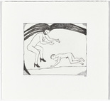 Louise Bourgeois. Untitled, plate 5 of 5, from the illustrated book, The Laws of Nature. 2000-2001