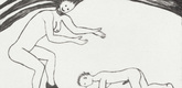 Louise Bourgeois. Untitled, plate 5 of 5, from the illustrated book, The Laws of Nature. 2000-2001