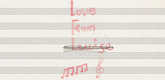 Louise Bourgeois. Love from Louise. c. 2007