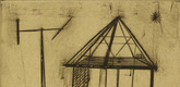 Louise Bourgeois. Plate 4 of 9, from the illustrated book, He Disappeared into Complete Silence. 1946-1947