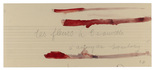 Louise Bourgeois. Untitled, no. 35 of 42 in La Rivi&egrave;re Gentille (set 1), from the series of installation sets (1-3). 2007