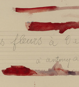Louise Bourgeois. Untitled, no. 35 of 42 in La Rivi&egrave;re Gentille (set 1), from the series of installation sets (1-3). 2007