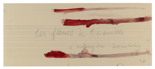 Louise Bourgeois. Untitled, no. 35 of 42 in La Rivi&egrave;re Gentille (set 1), from the series of installation sets (1-3). 2007